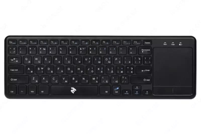 Клавиатура 2E Touch Keyboard KT100 WL/BT BLACK — 1