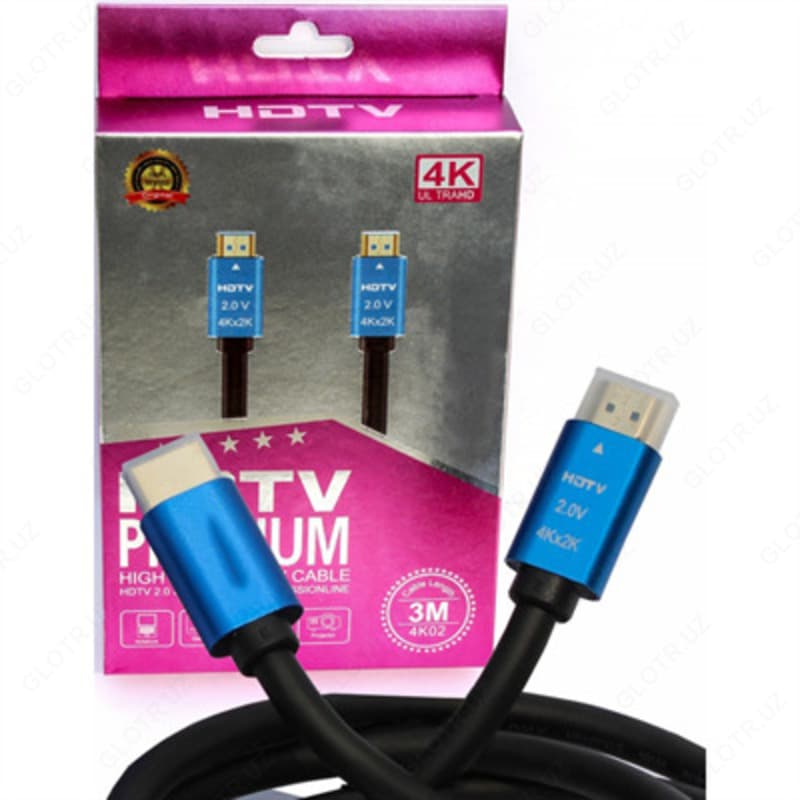 HDMI Кабель Премиум Класса. 3m. v2.0. — 1