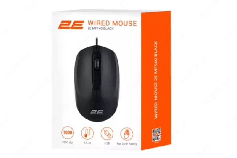 Проводная мышь ”2Е” MF140 USB Черная — 4