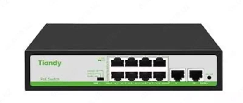 Неуправляемый РоЕ коммутатор, 10 портов. Tiandy. TC-P3S010 Spec:F/0820/AT/90 — 3