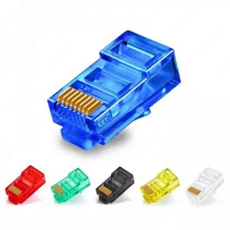 Цветные LAN Коннекторы RJ-45 cat5e — 2