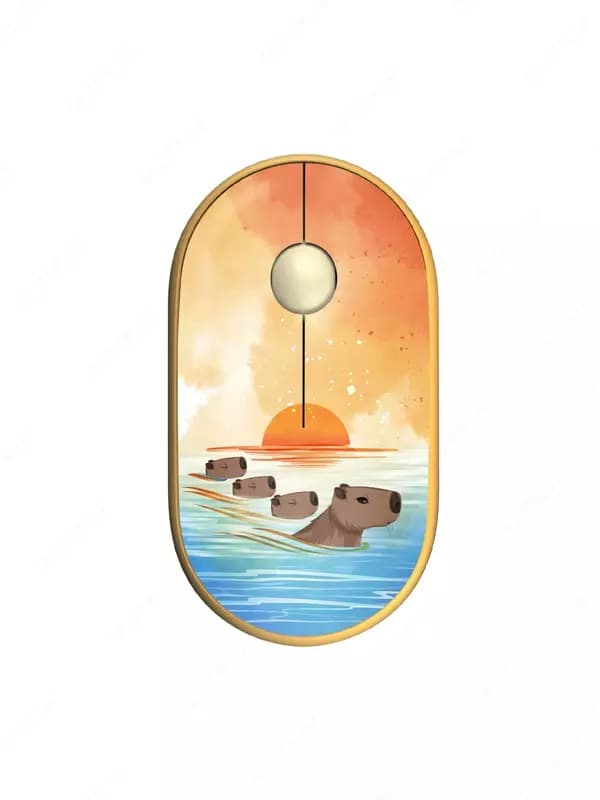 Mouse 2E MF300 Silent WL BT CAPYBARA:SUNSET — 1