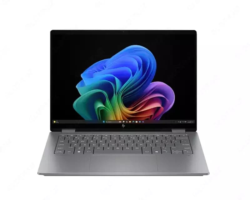 HP OmniBook X Flip NG AI PC x360 | Glacier Silver AI logo - 5MP IR PVCY ST | WARR 1/1/0 EURO — 2