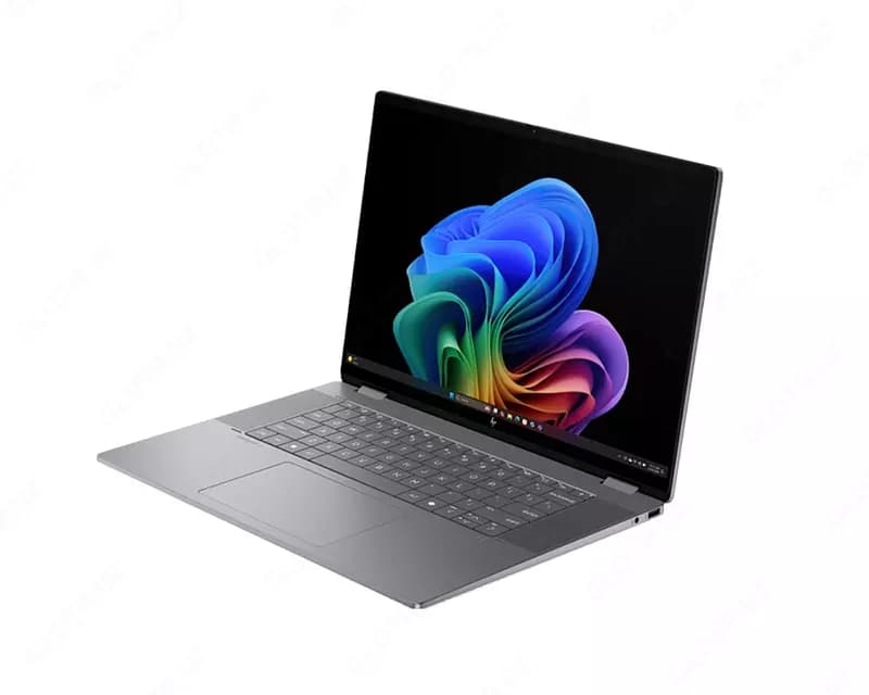 HP OmniBook X Flip NG AI PC x360 | Glacier Silver AI logo - 5MP IR PVCY ST | WARR 1/1/0 EURO — 3