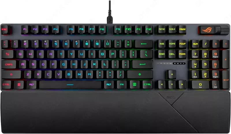 Игровая клавиатура (проводная) ”ASUS” ROG Strix Scope II RX, механическая, RGB, RX/RXRD/UK/PBT (Арт. - 070158) Black — 1