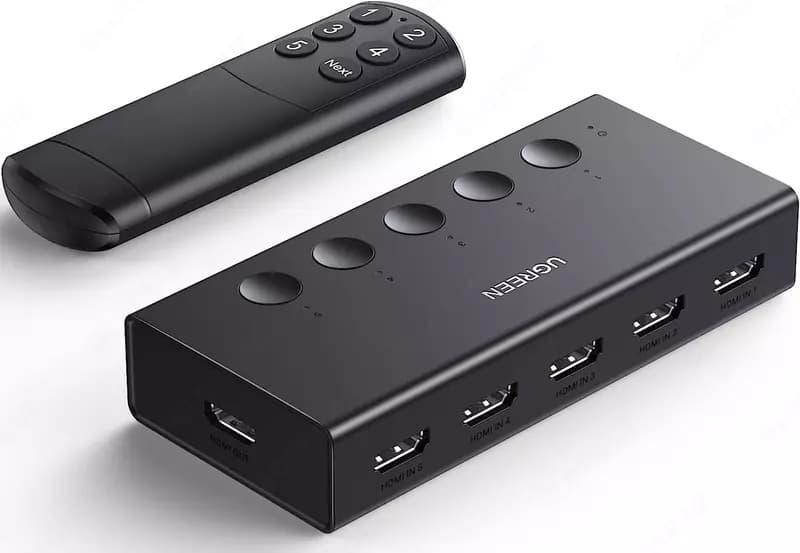 Лучший HDMI-свитч (HDMI Switch) 5-в-1 от бренда Ugreen от официального поставщика! — 4