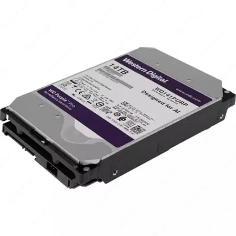 WD141PURA WD Purple (Фиолетовый) 14TB HDD — профессиональный диск для видеонаблюдения, Hikvision (Оригинал) — 3