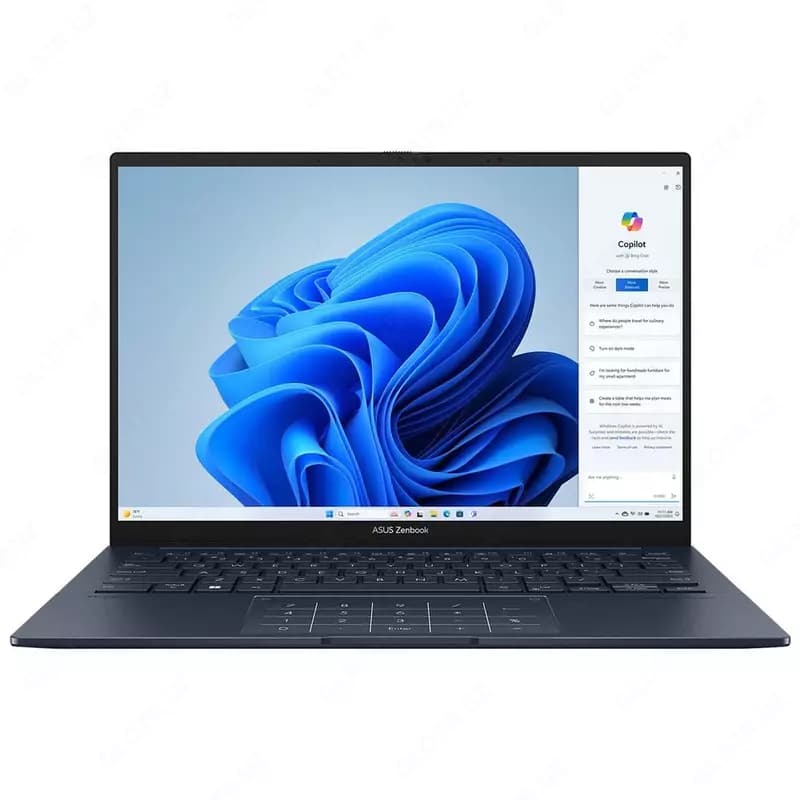Ноутбук ”Asus” Zenbook, 14.0” WUXGA, 16:10, OLED, Ultra 7-155H, 16GB, 1TB, Integrated (UX3405MA-QD379W/90NB11R1-M00ZU0) Синий — 1