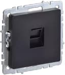 Розетка компьютерная BRITE RJ45 кат.6 РК11-БрЧ черный IEK