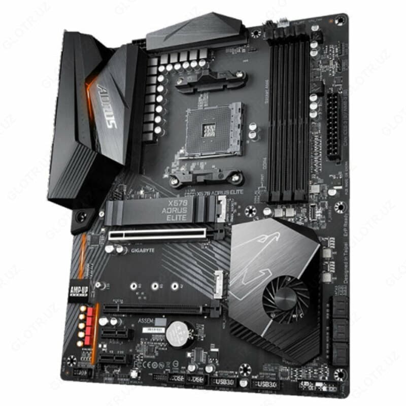 Материнская плата MB Gigabyte AMD AM4 X570 AORUS ELITE DDR4 — 2