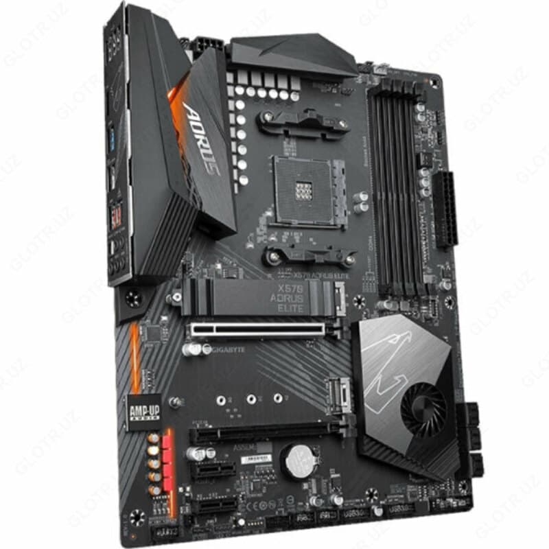 Материнская плата MB Gigabyte AMD AM4 X570 AORUS ELITE DDR4 — 3
