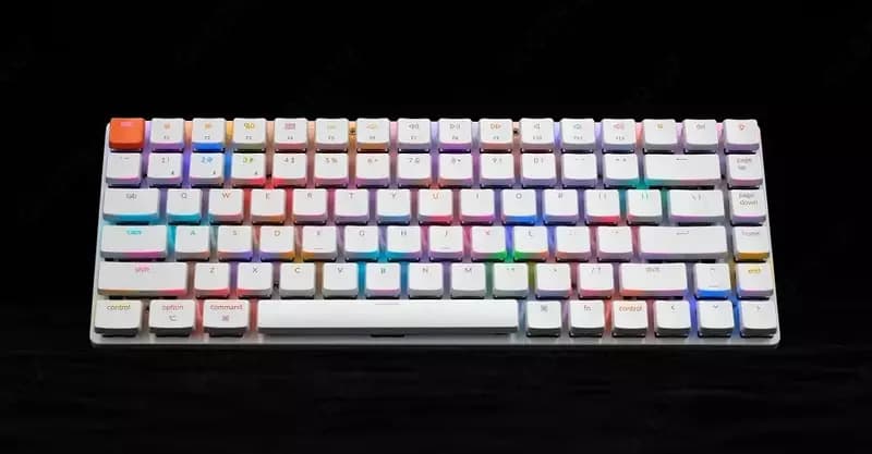 Keychron K3 84 Key Low Profile Gateron Mechanical Keyboard White LED Brown Russian Layout — 2