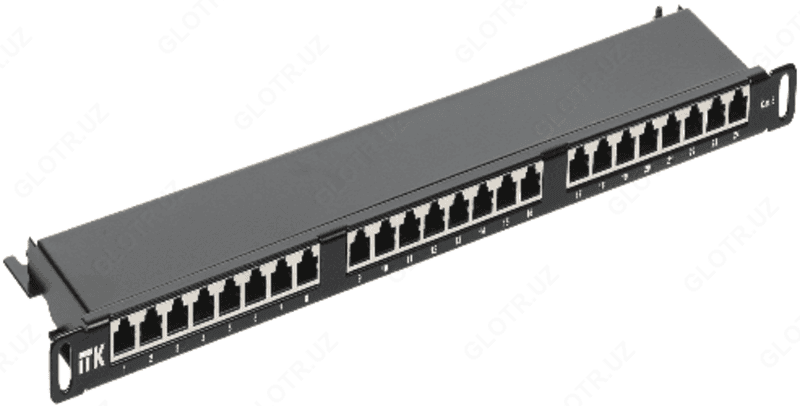 ITK 0,5U патч-панель к. 6 STP 24 пт. экран. Dual IDC в. пл. — 1