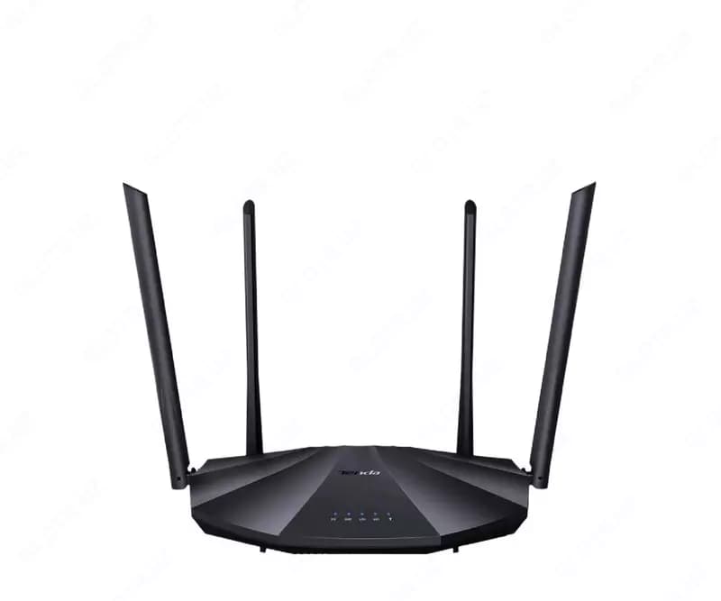Двухдиапазонный Wi-Fi роутер (гигабитный) ”Tenda” AC19 Ethernet, 4 антенны (Арт. - 17345) Черный — 1