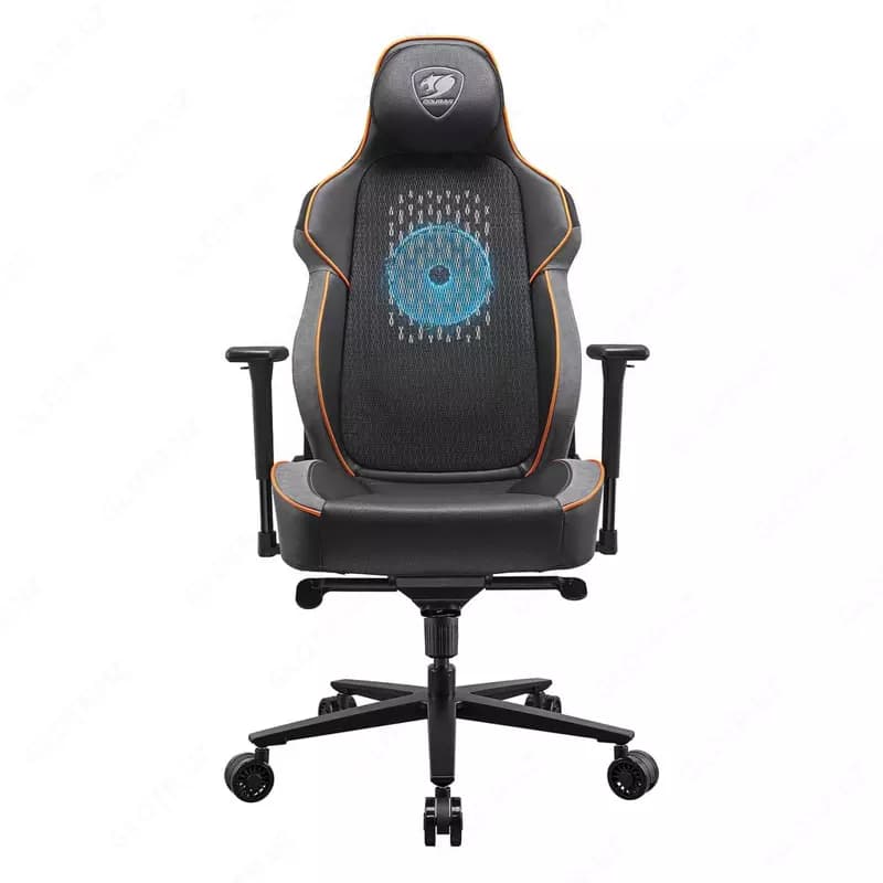 Игровое компьютерное кресло ”Cougar” NxSys Aero (Арт. - 46031) Черное/оранжевое — 1
