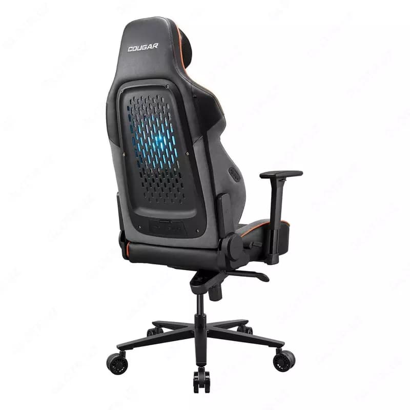 Игровое компьютерное кресло ”Cougar” NxSys Aero (Арт. - 46031) Черное/оранжевое — 6