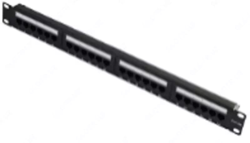 Patch Panel CAT 6 1U 24 ports UTP — 3