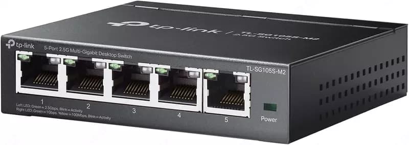 TL-SG105S-M2 5-Port 2.5G Multi-Gigabit Desktop Switch — 2