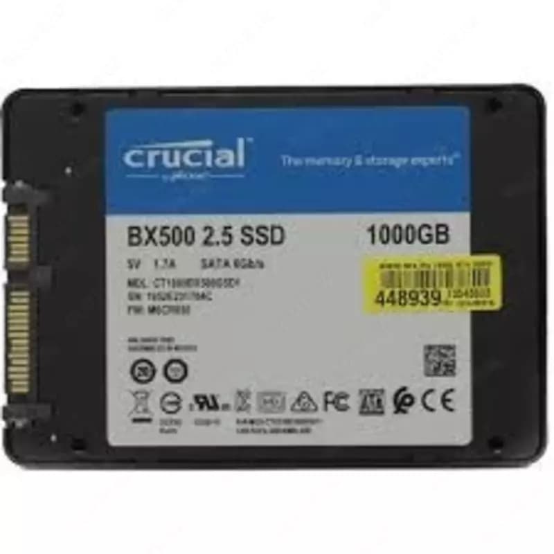 SSD Crucial 1TB SATA III 2,5 — 2