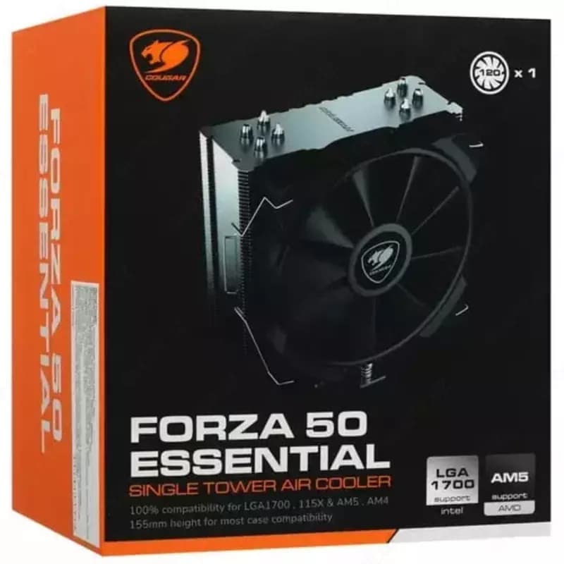 Кулер для процессора (воздушный) ”Cougar” Forza 50 Essential (Арт. - 09228) — 3