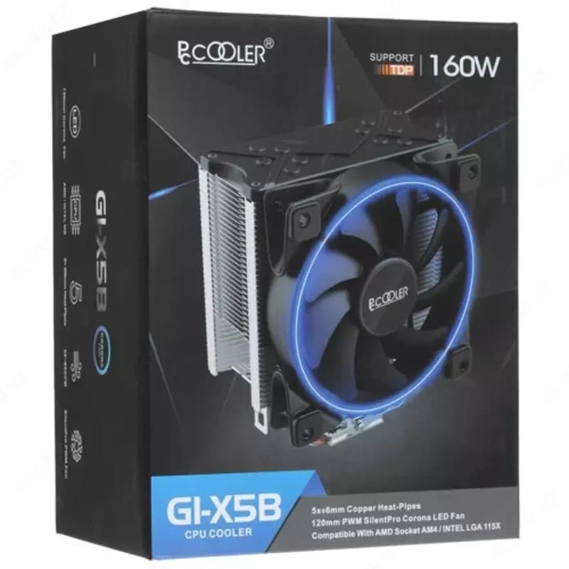 Система охлаждения PCCooler GI-X5 Blue — 1