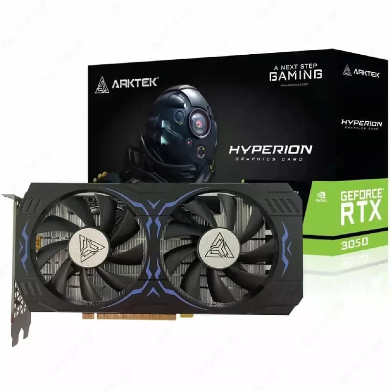 Видеокарта Palit 8GB GeForce RTX 3050 DUAL GDDR6 — 1