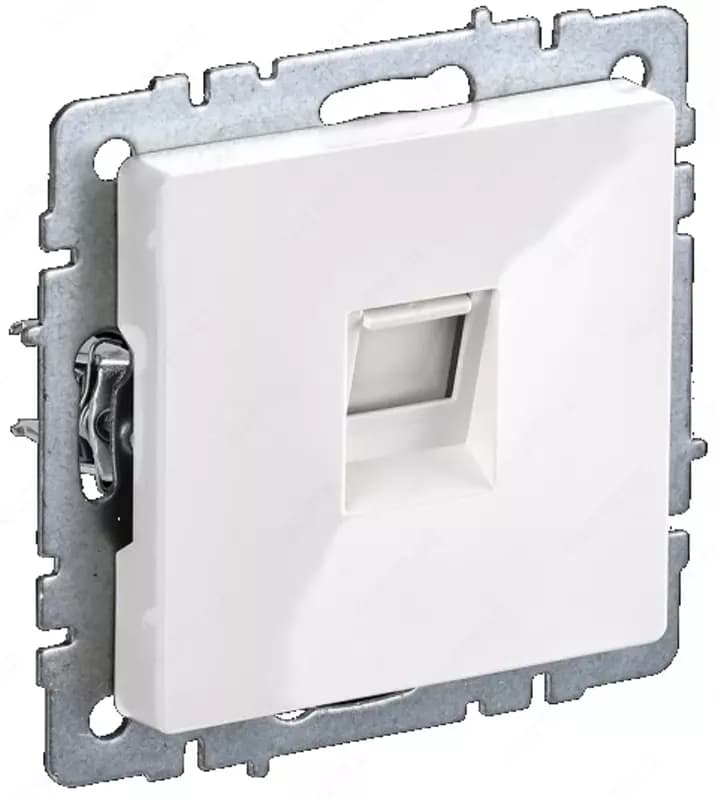 Розетка компьютерная BRITE RJ45 кат.5E РК10-БрБ белый IEK — 1