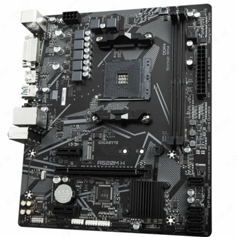 Материнская плата MB Gigabyte AMD AM4 A520M H DDR4 — 3