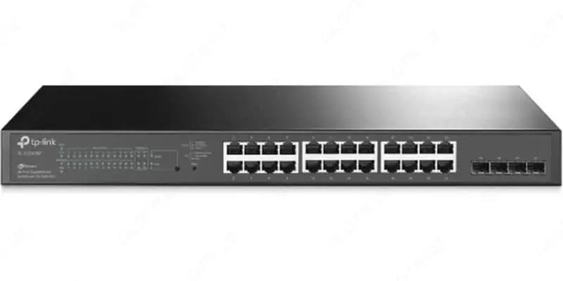 Управляемый PoE+ коммутатор TL-SG2428P JetStream™ 28-Port PoE+ Gigabit Smart Switch with 4 SFP Slots — 1