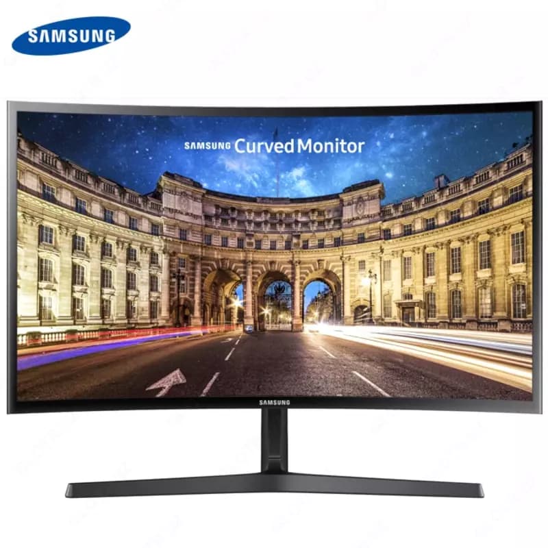 Монитор Samsung - 27” LC27F396FHICUZ LED Curved Monitor, VA, 60Hz, 4mc, FHD (1920x1080), HDMI, Black — 1