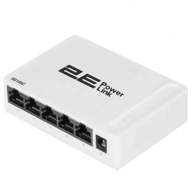 Коммутатор 2E PowerLink SG105C 5xGE, Гигабитный, неуправляемый, десктоп — 1