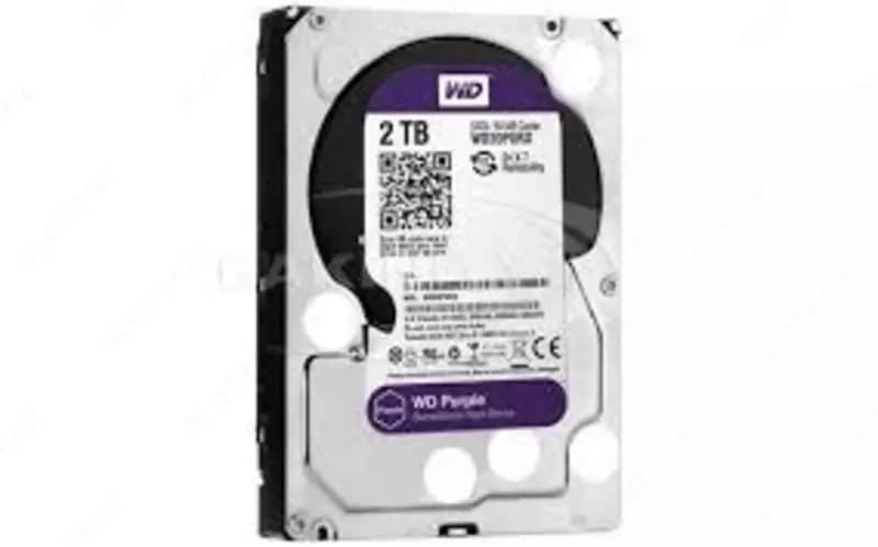 HDD - Диск - 2 Tb WD - Purple - (Фиолетовый) HIKVISION - (ОРИГИНАЛ) — 5