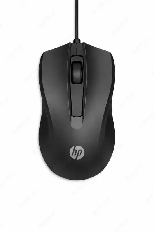 Проводная мышь для ПК ”HP” 100 Wired Mouse (Арт. - 6VY96AA) Черная — 1