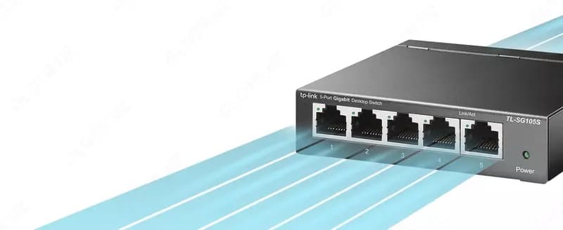 TL-SG105S 5-Port Gigabit Desktop Switch — 2