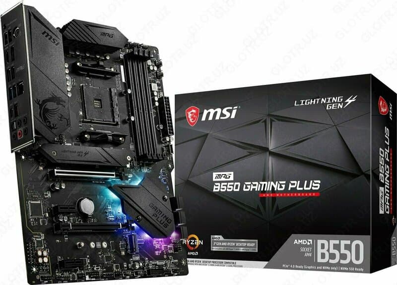 MB MSI AMD AM4 MPG B550 GAMING PLUS DDR4 — 1