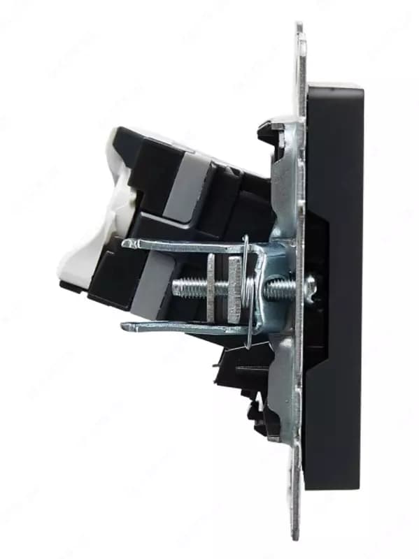 Розетка компьютерная BRITE RJ45 кат.5E РК10-БрГ графит IEK — 2