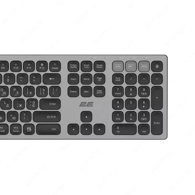 Keyboard 2E KS270 WL BT Black ножничные — 2