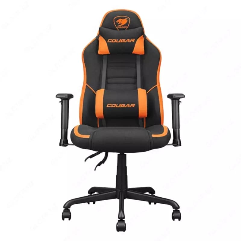 Игровое компьютерное кресло ”Cougar” Fusion SF (Арт. - 46142) Черное/оранжевое — 1