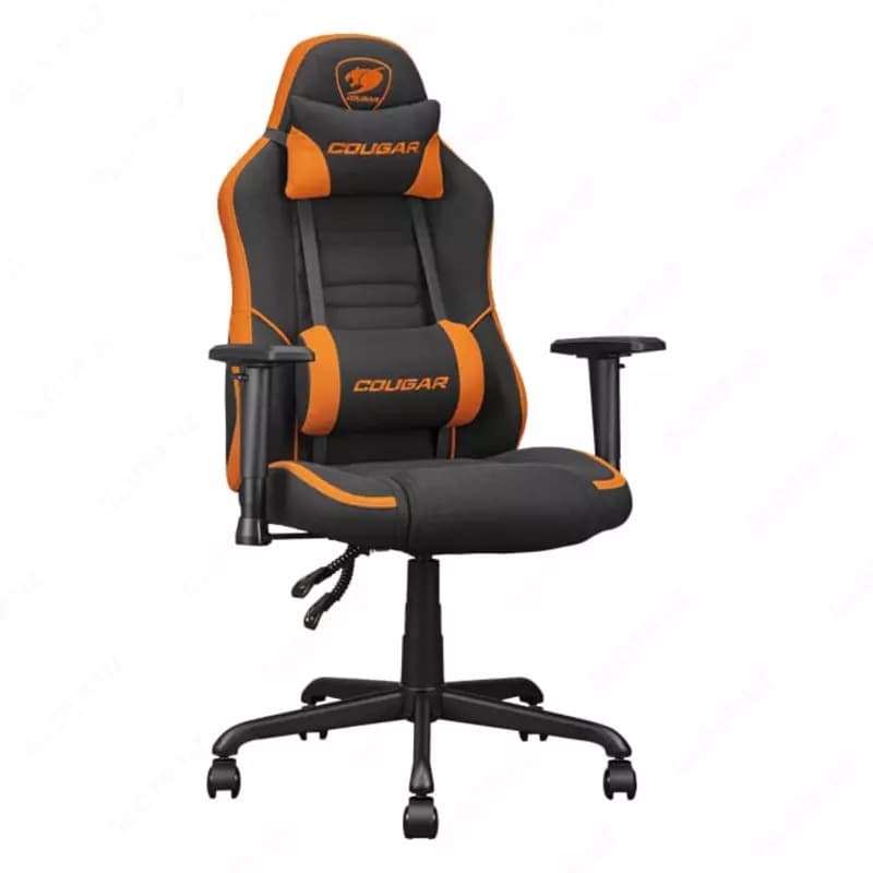 Игровое компьютерное кресло ”Cougar” Fusion SF (Арт. - 46142) Черное/оранжевое — 2