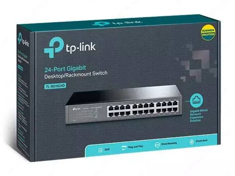 Коммутатор HUB TP Link 24 портовый — 2