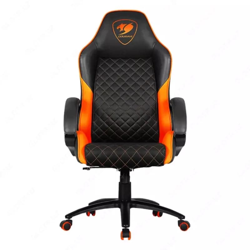 Игровое компьютерное кресло ”Cougar” FUSION Orange (Арт. - 46008) Черное/оранжевое — 1