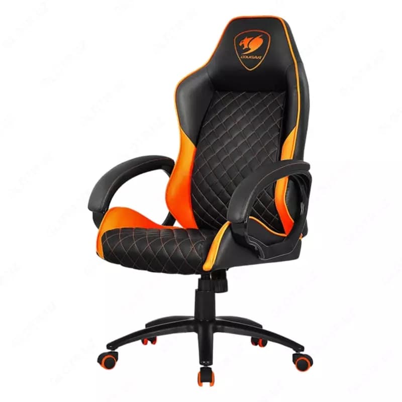 Игровое компьютерное кресло ”Cougar” FUSION Orange (Арт. - 46008) Черное/оранжевое — 2