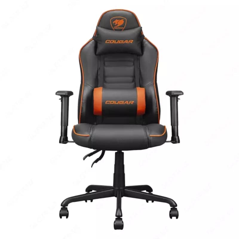 Игровое компьютерное кресло ”Cougar” Fusion S (Арт. - 46129) Черное/оранжевое — 1