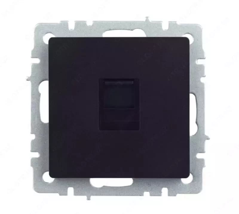 Розетка компьютерная BRITE RJ45 кат.5E РК10-БрЧ черный IEK — 1