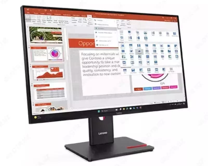 Монитор ”Lenovo” ThinkVision T27-40, 27” FHD/1920x1080, 120Hz, 4ms, 1500:1 (Арт. - 64A5MAT6EU) Black — 2