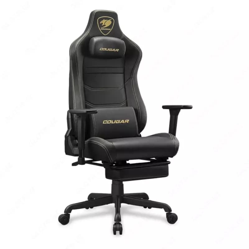 Игровое компьютерное кресло ”Cougar” Armor EVO S Gold (Арт. - 46159) Черное/золотистое — 2