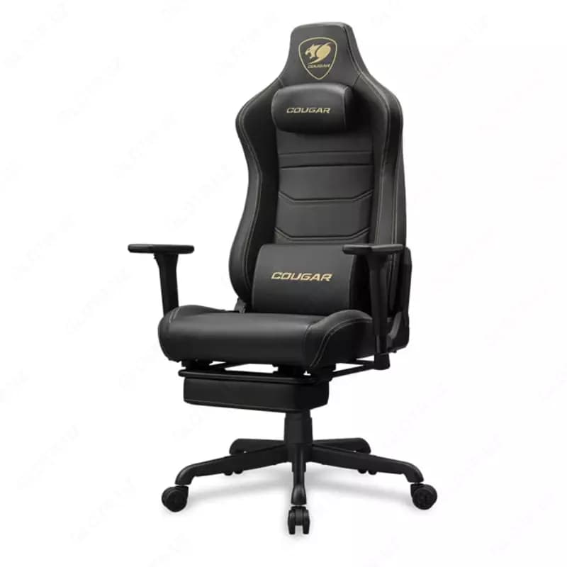 Игровое компьютерное кресло ”Cougar” Armor EVO S Gold (Арт. - 46159) Черное/золотистое — 3