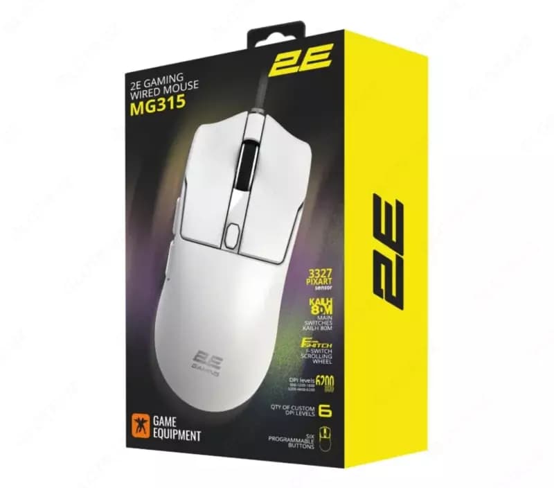 Мышь 2E GAMING MG315, USB-A, белый, — 4