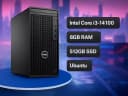 Персональный компьютер Dell Opti MT, процессор i3-14100, оперативная память 8GB, память 512GB SSD, Убунту, мышка, клавиатура