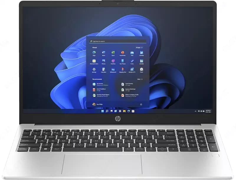 Ноутбук HP 250 G10 I3-1315U 8GB 512GB 15,6 FHD BACKLIT FPR SILVER RU — 1
